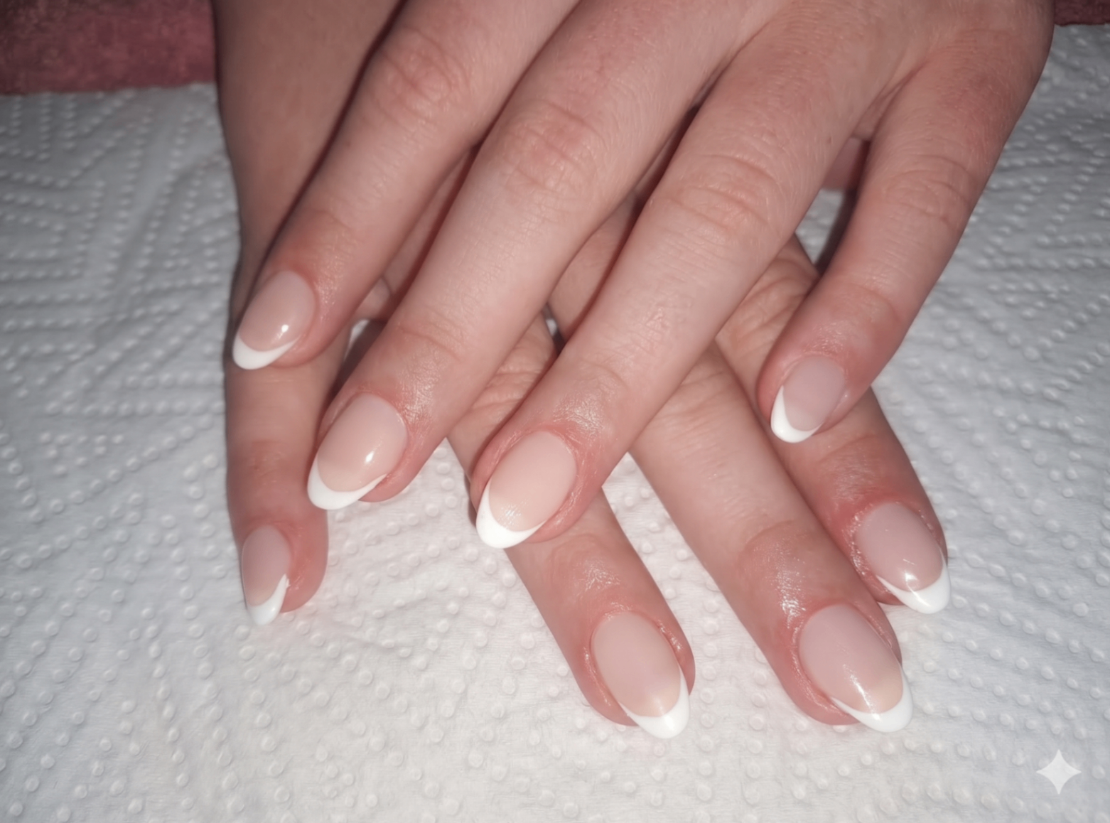 Classic French manicure